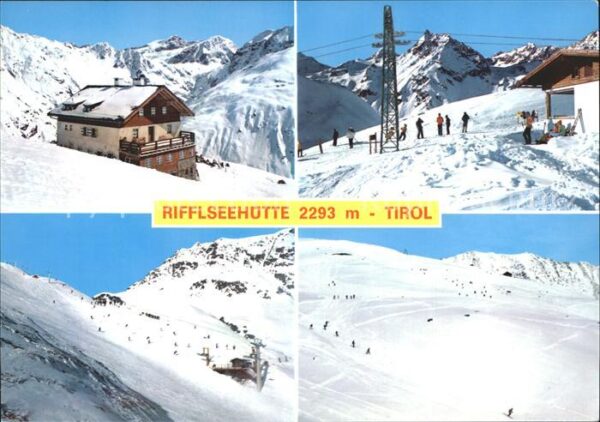 Tirol Region Rifflseehütte Skigebiet