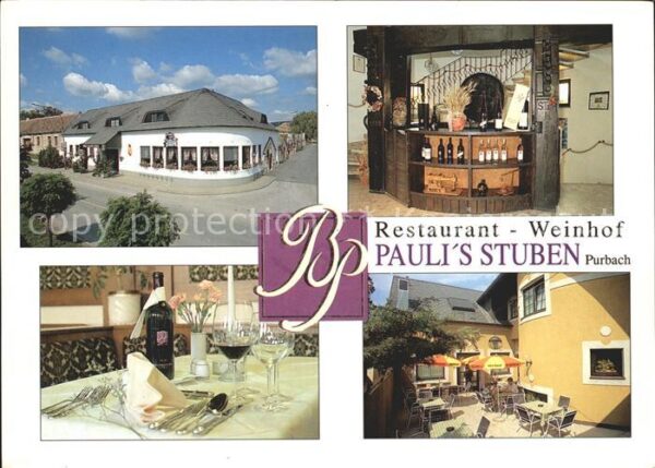 Purbach Neusiedler See Restaurant Weinhof Paulis Stuben