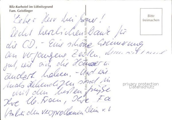 Loessnitzgrund Bilz Kurhotel Geistlinger – Bild 2