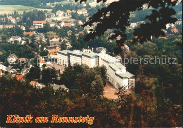 Tabarz Fliegeraufnahme Klinik am Rennsteig