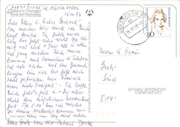 Tabarz Fliegeraufnahme Klinik am Rennsteig – Bild 2