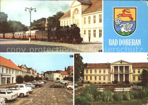 Bad Doberan Dampflok Bäderbahn Markt Moorbad