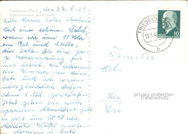 Friedrichsroda FDGB Erholungsheim Walter Ulbricht – Bild 2