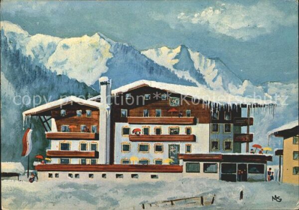 Maurach Tirol Mauracherhof Künstlerkarte