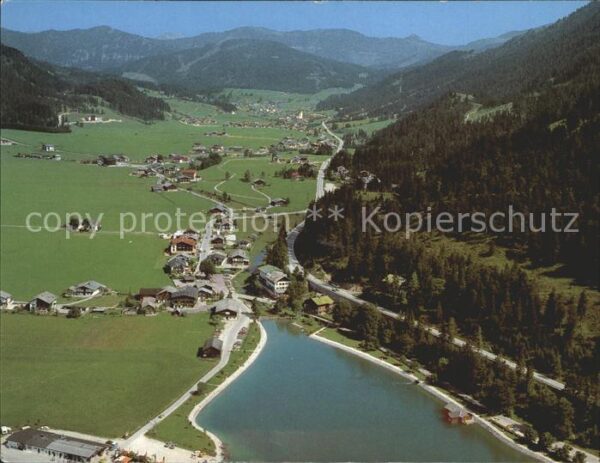 Achenkirch Fliegeraufnahme mit Achensee