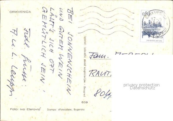 Crikvenica Kroatien Hafenpartie – Bild 2