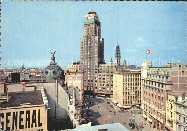 Antwerpen Anvers Meir en Boerentoren
