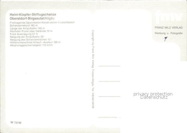 Oberstdorf Skiflugschanze Heini-Klopfer Pferdeschl – Bild 2