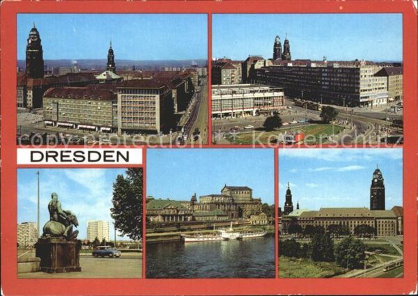 Dresden Ernst-Thälmann Strasse Postplatz Pirnai
