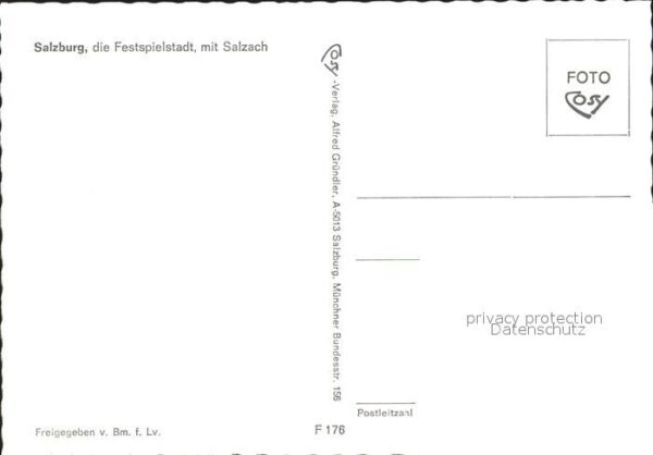 Salzburg Oesterreich Fliegeraufnahme Festspielstadt Brückenp – Bild 2