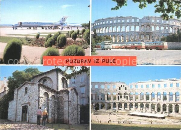 Pola Pula Croatia Amphitheater Flughafen
