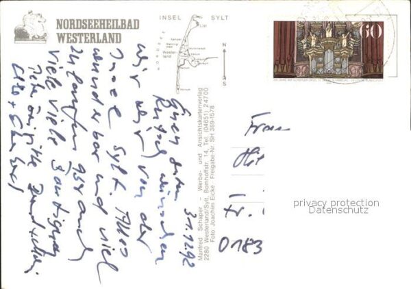 Westerland Sylt Fliegeraufnahme mit Strand – Bild 2
