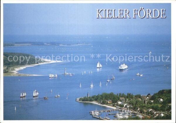 Kiel Fliegeraufnahme Kieler Förde