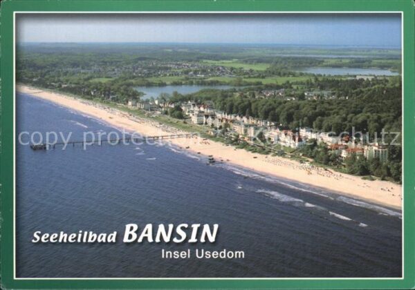 Bansin Ostseebad Fliegeraufnahme
