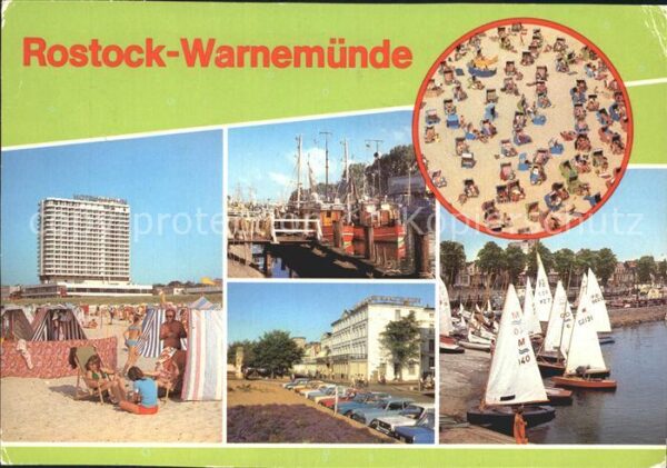 Warnemuende Ostseebad Hafen Alter Strom Strand Hotel Neptun