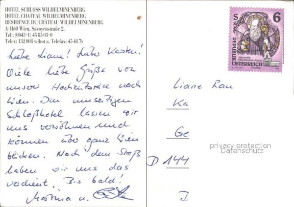 Wien Hotel Schloss Wilhelmsberg – Bild 2