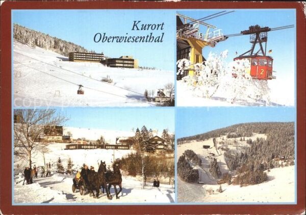 Oberwiesenthal Erzgebirge Seilbahn Skischanze Pferdeschlitten Hot