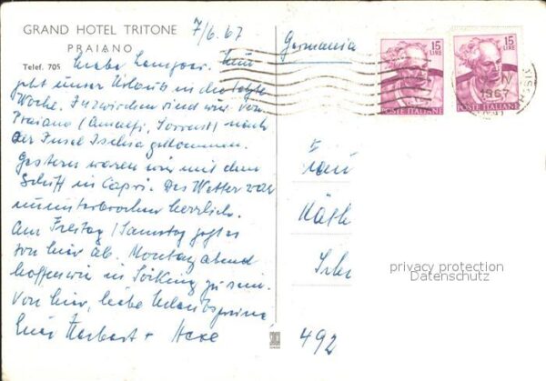 Praia a Mare Grandhotel Tritone – Bild 2