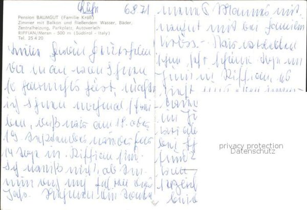 Riffian Meran Pension Baumgut – Bild 2