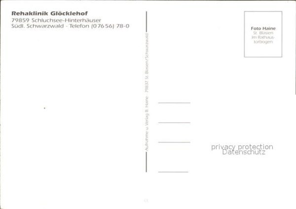 Hinterhaeuser Rehaklinik Glöcklehof – Bild 2