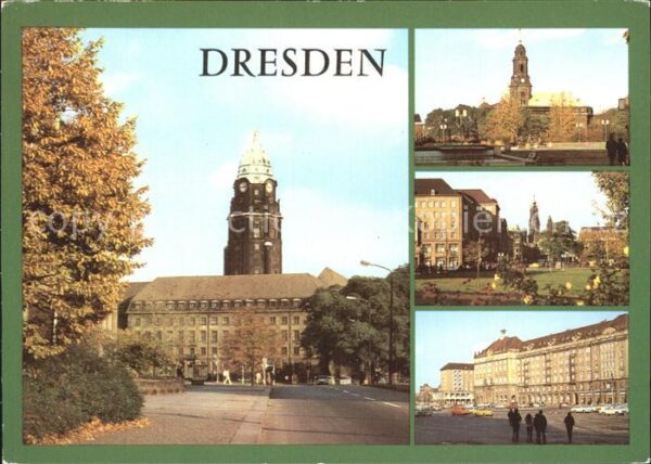 Dresden Rathaus Kreuzkirche Altmarkt