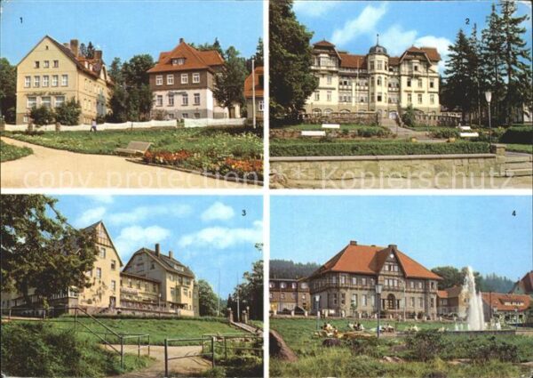 Schierke Harz Kurpark Erholungsheim Franz Mehring Kur