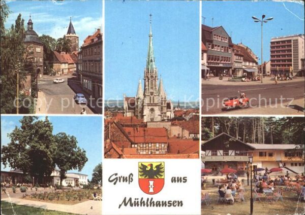 Muehlhausen Thueringen Thomas Müntzer Stadt Frauentor Rabentur