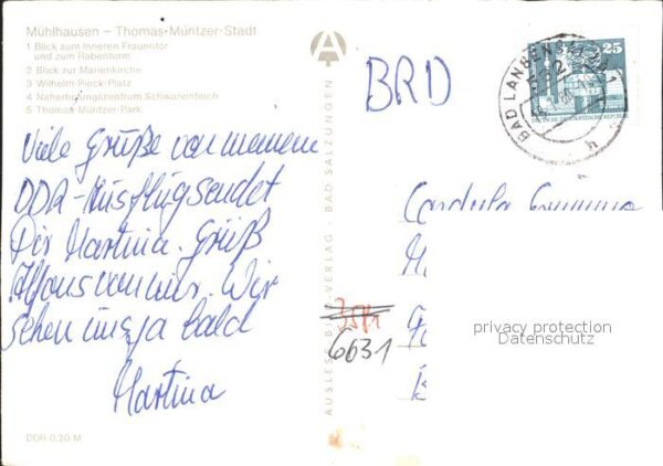 Muehlhausen Thueringen Thomas Müntzer Stadt Frauentor Rabentur – Bild 2
