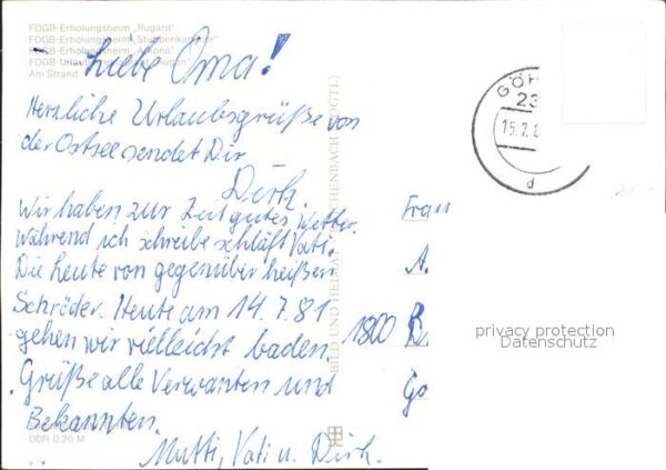 Binz Ruegen Erholungsheime Strand – Bild 2