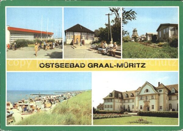 Graal-Mueritz Ostseebad Strand Mühle Cafe Seeblick Sanatorium R