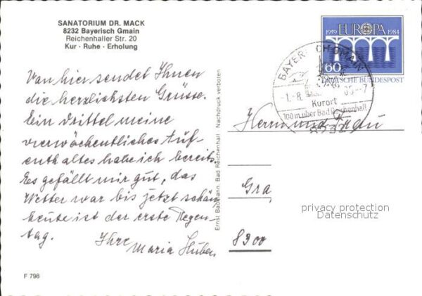 Bayrisch Gmain Tirol Sanatorium Dr. Mack – Bild 2