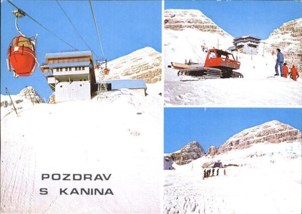 Bovec Seilbahn Skigebiet S Kanina