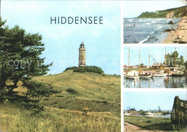Insel Hiddensee Kloster Leuchtturm Strand Neuendorf Vit