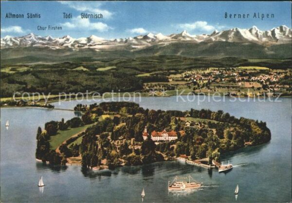 Mainau Berner Alpen Tödi Altmann Säntis