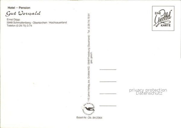 Schmallenberg Hotel Pension Gut Vorwald – Bild 2