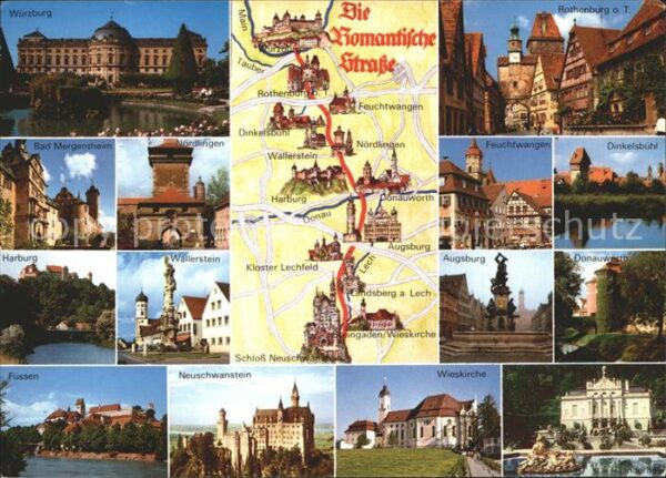 Augsburg Neuschwanstein Dinkelsbühl Feuchtwangen