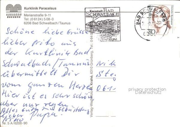 Bad Schwalbach Kurklinik Paracelsus – Bild 2