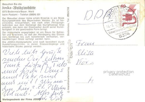 Bodenmais Joska- Waldglashütte – Bild 2