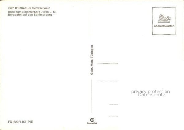Wildbad Schwarzwald Sommerberg Bergbahn – Bild 2