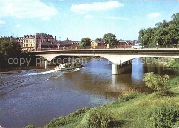 Weissenfels Saale Brücke des Friedens
