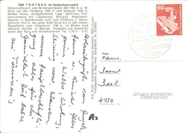 Todtnau Fliegeraufnahme – Bild 2