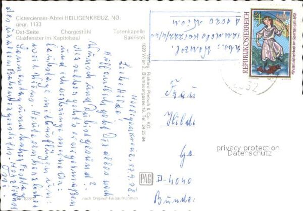 Heiligenkreuz Niederoesterreich Cistercienser Abtei Chorgestühl Totenka – Bild 2
