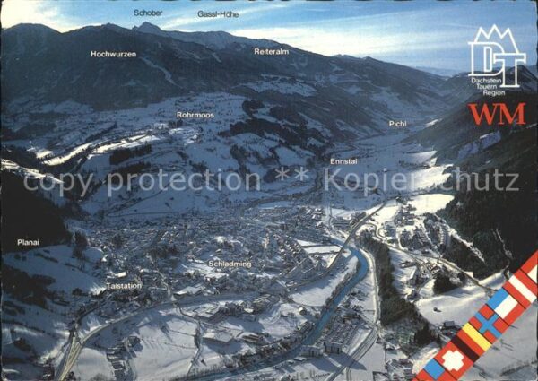Schladming Obersteiermark Fliegeraufnahme