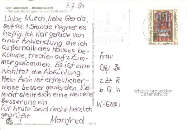 Bad Griesbach Rottal Brunnenplatz – Bild 2