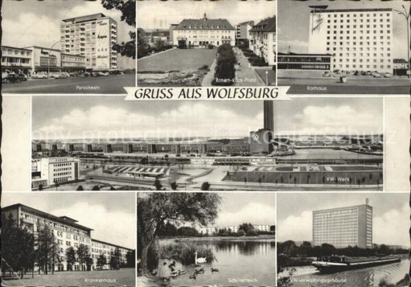 Wolfsburg Porschestrasse Krankenhaus VW- Werk