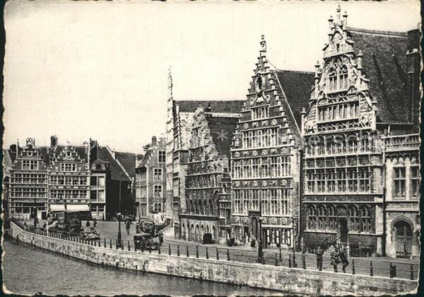 Gent Gand Flandre Quai aux Herbes