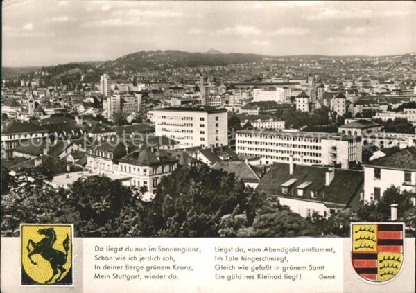 Stuttgart Stadtansicht Gedicht