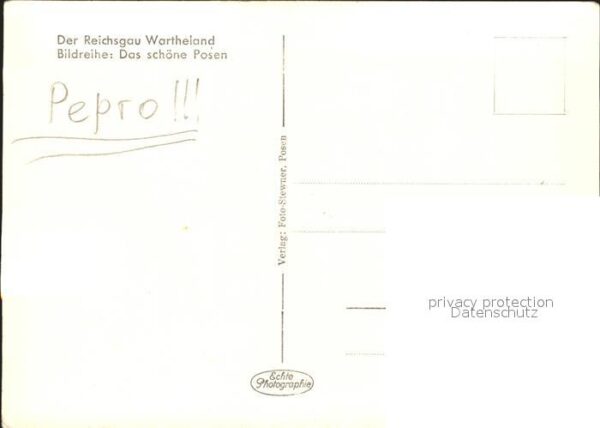 Wartheland Weruschen Warthegau Rathaus – Bild 2