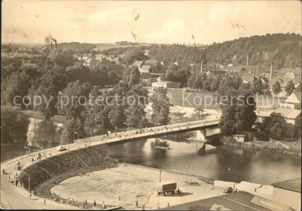 Colditz Brücke 20. Jahrestag  der DDR