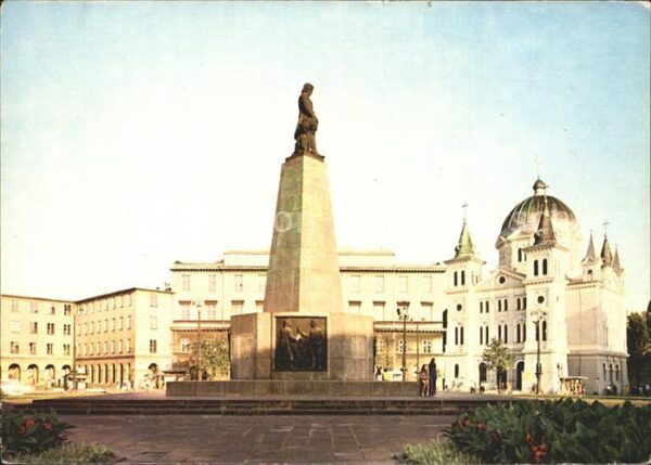Litzmannstadt Lodz Pomnik Tadeusza Kosciuszki na placu Wol